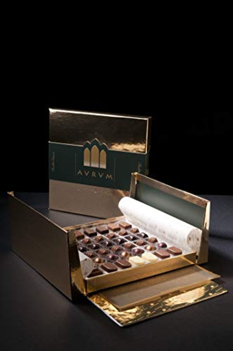 Producto Caja de Bombones de Chocolate Artesano Gourmet "Aurum 48