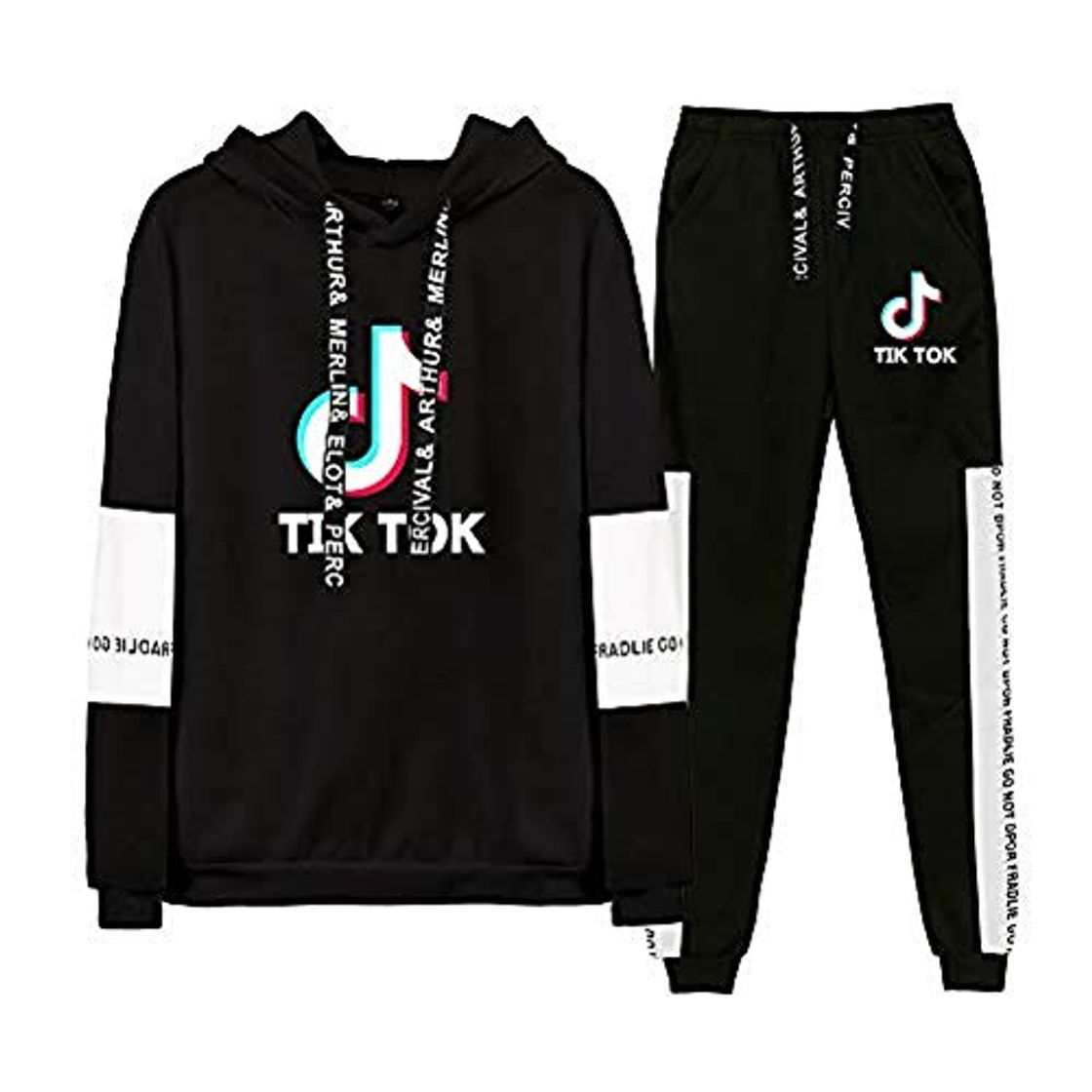 Product Aibayleef TIK TOK Conjunto Dos Piezas Completo Capucha Sudadera Blusa y Pantalon