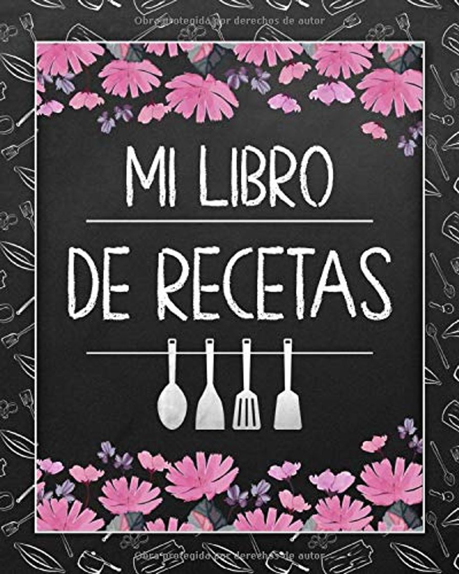 Libros Mi Libro de Recetas: Libro de cocina en blanco personalizado para anotar