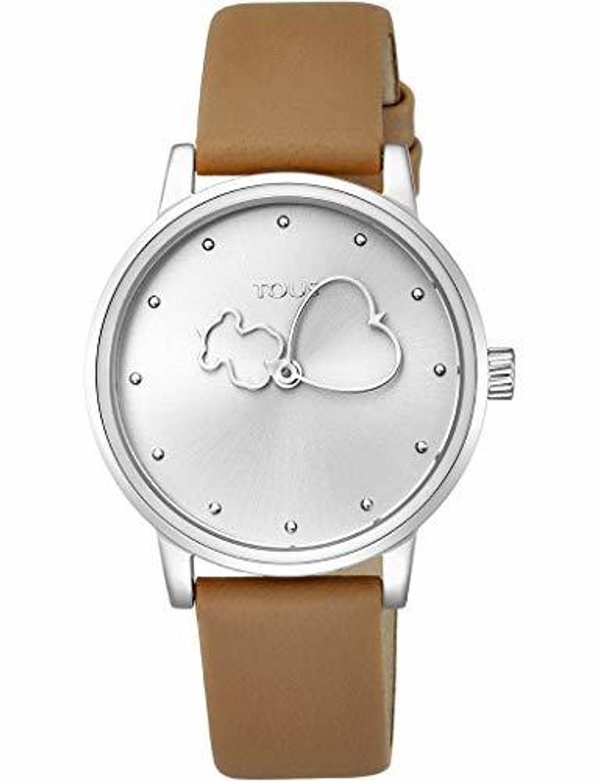 Moda Tous Bear Time SS ESF Silver Piel MARRÓN