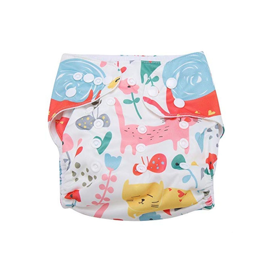 Fashion Swim Diaper Baby Infant Snap Absorbente Lavable Swimsuit Pañal Reutilizable Swim Pañal