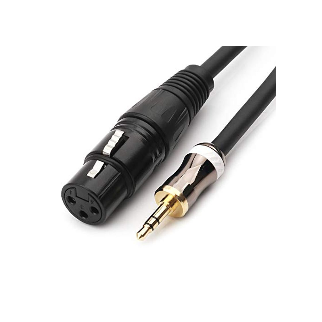 Producto MOBOREST 3.5mm TRS estéreo a XLR Cable de micrófono femenino, para estudios