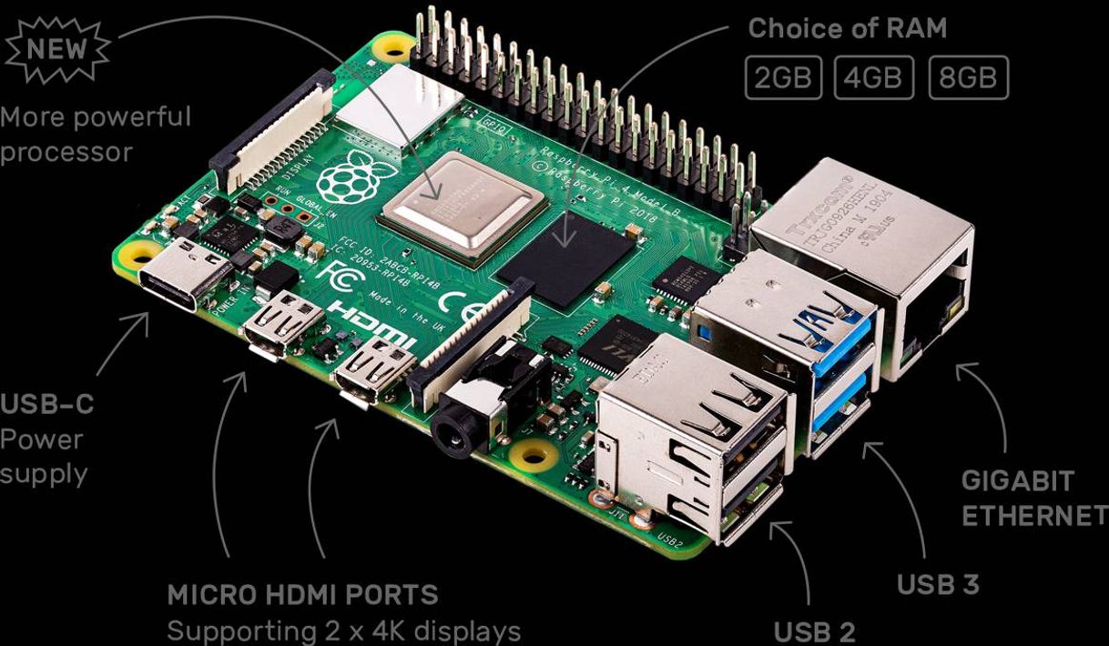 Fashion Raspberry Pi 4 4GB