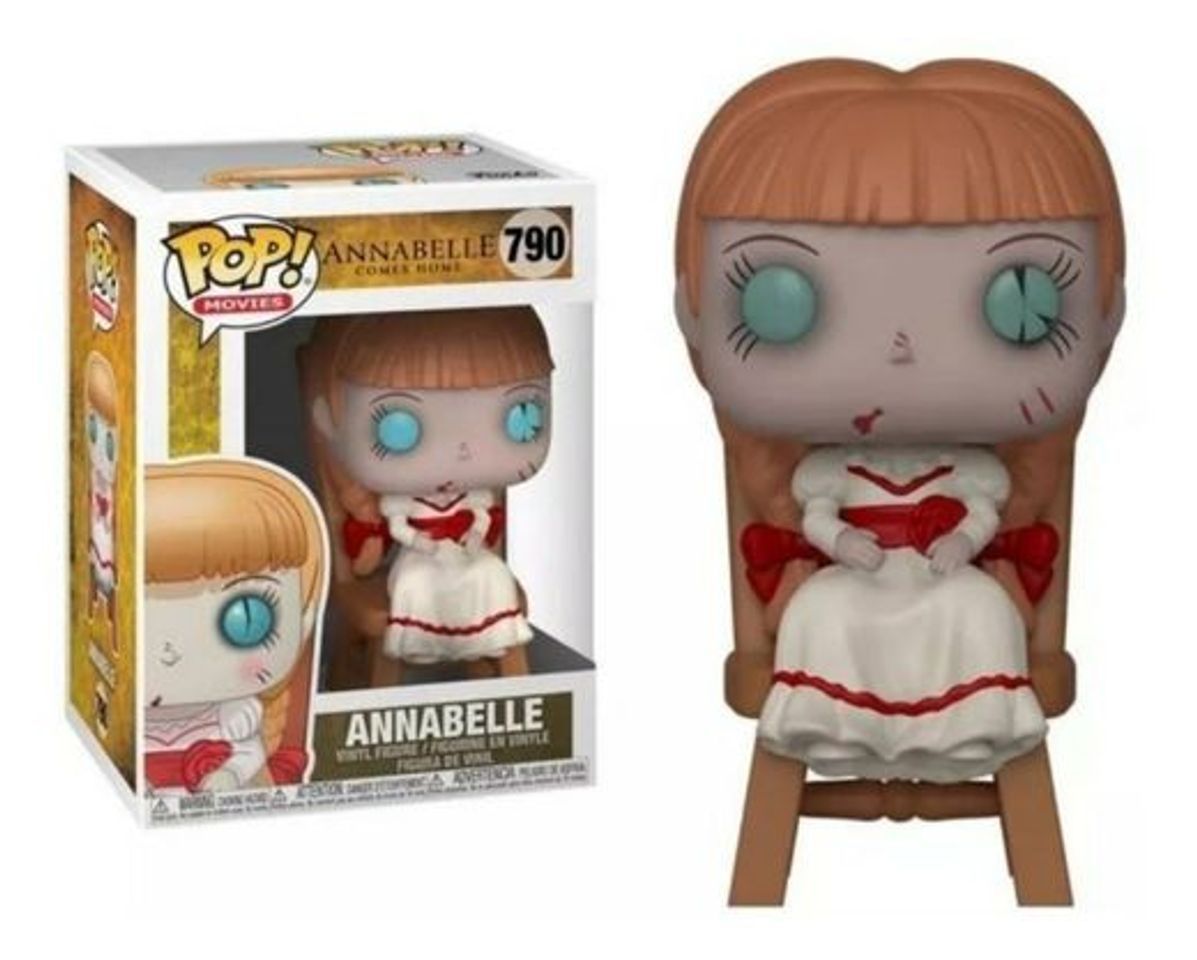 Social Funko- Pop Figura de Vinilo: Películas Annabelle in Chair Coleccionable, Multicolor