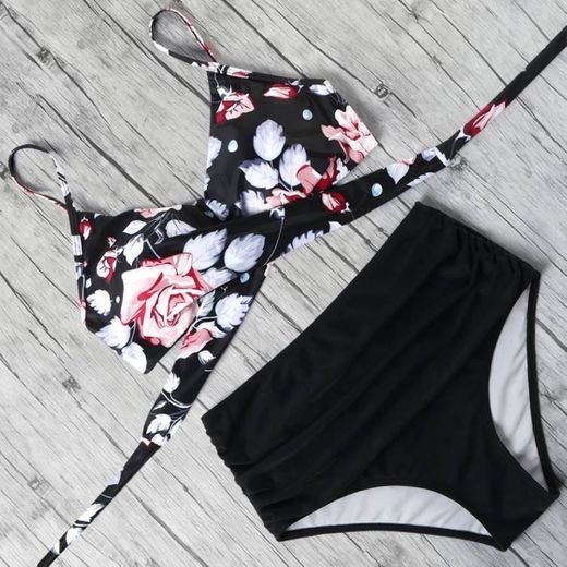 👙 Bikini de sintura alta💯💥🌹