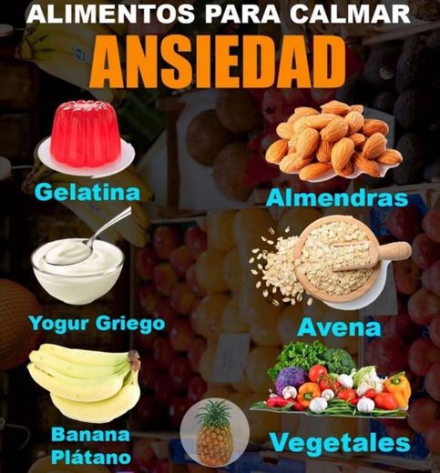 Alimentos para Calmar la Ansiedad 😌😋♥️