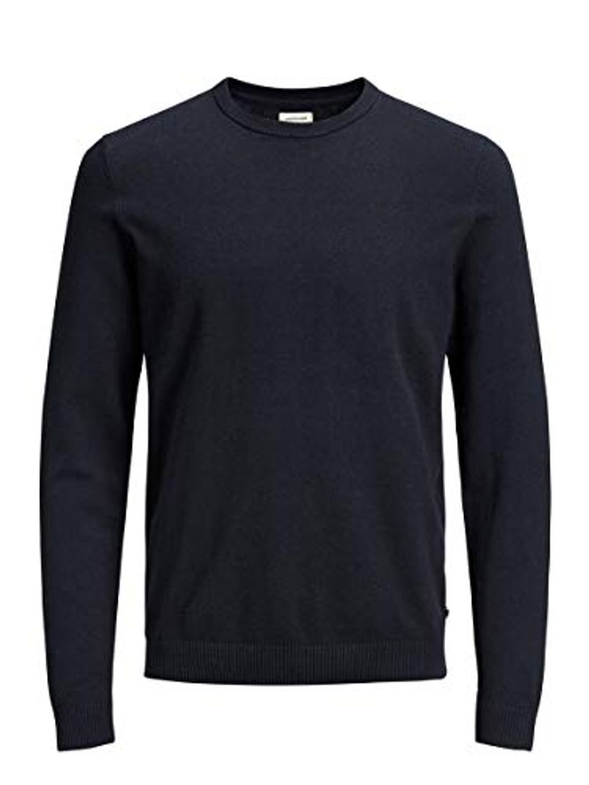 Fashion Jack & Jones Jjebasic Knit Crew Neck Noos suéter, Azul