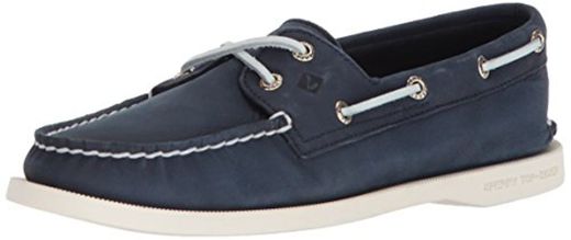 Sperry A/O 2-Eye, Náuticos para Mujer, Azul