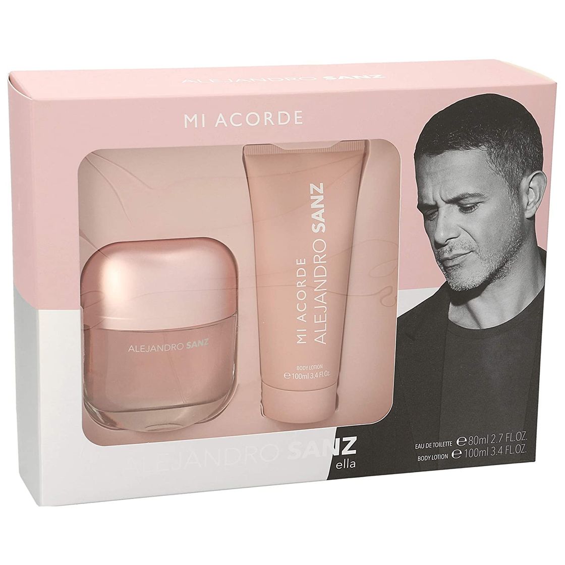 Moda ALEJANDRO SANZ pack mi acorde colonia 80 ml + loción corporal ...