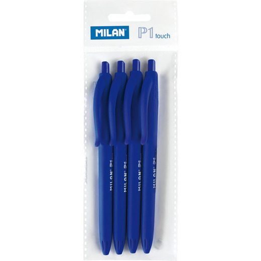 Bolígrafo azul MILÁN 