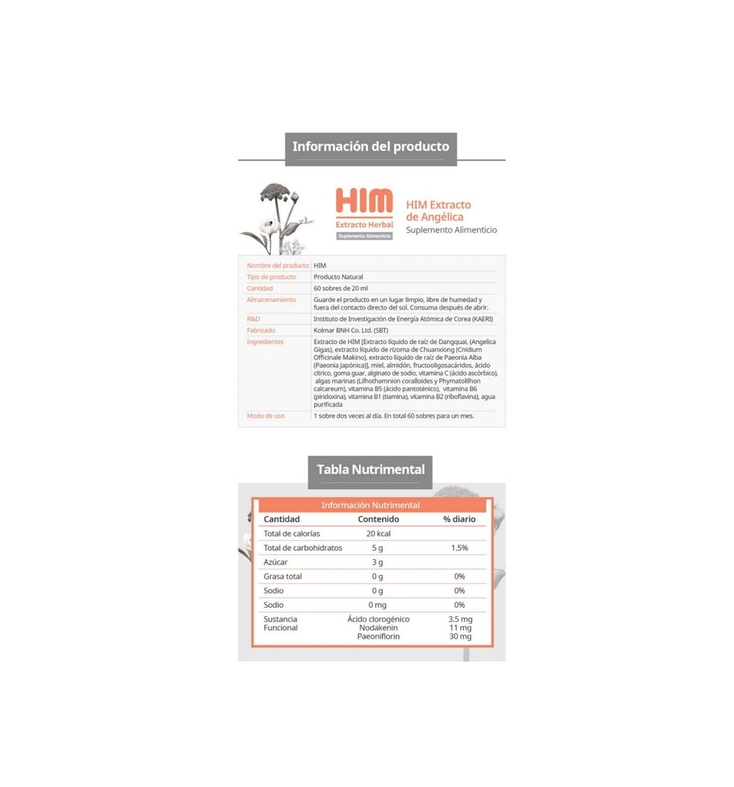 Social New HemoHIM Supplement for strong immune system 20ml x 60ea = 1