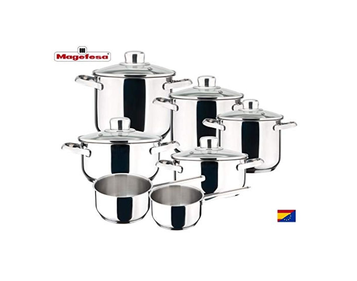 Productos MAGEFESA Dux – Batería de Cocina MAGEFESA Dux 12 Piezas está Fabricada