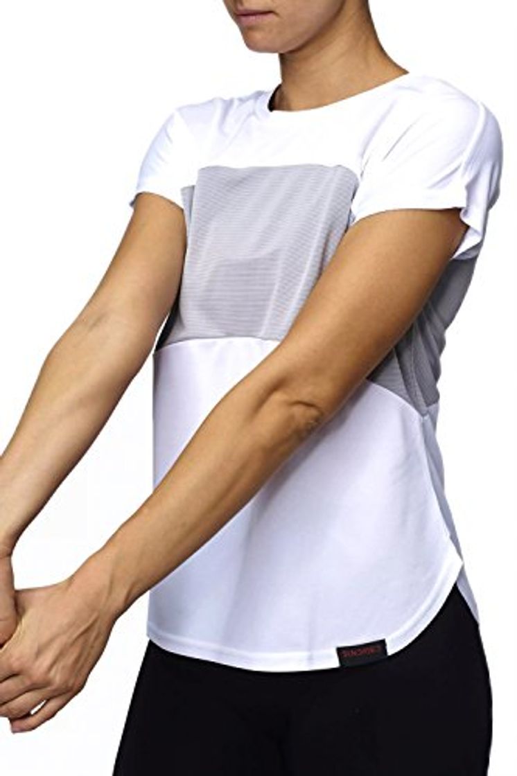 Moda Sundried Camisa para Mujeres para Entrenamiento y Running Ropa de Gimnasio para