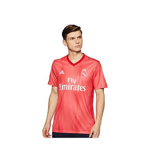 adidas Real Madrid Third – Camiseta de fútbol para Hombre, Color Real Coral, Vivid