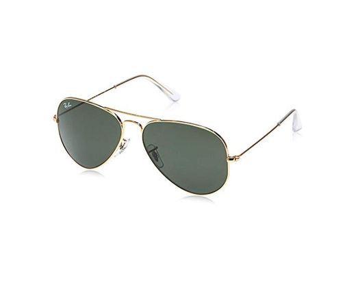 Rayban - Gafas de sol Aviador Aviator Large Metal, Gold