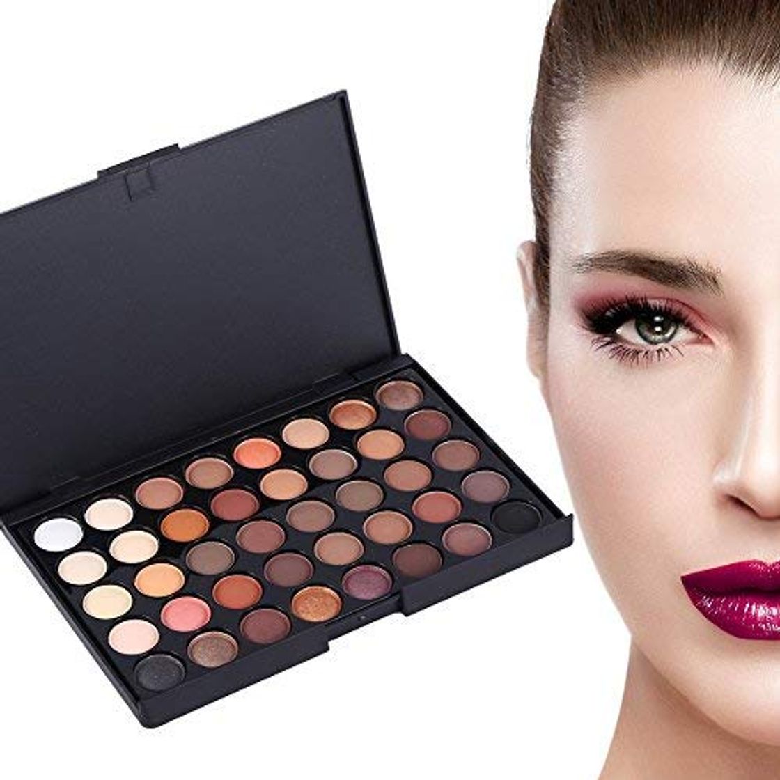 Producto Paleta de sombras de ojos, 40 colores Mineral Pigmento mate Sombra de