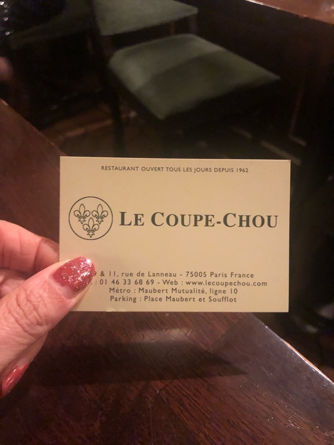 Restaurants Restaurant Le Coupe Chou