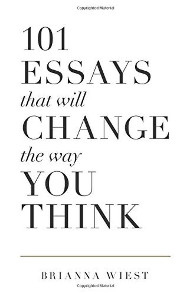 Book 101 Essays That Will Change The Way You Think