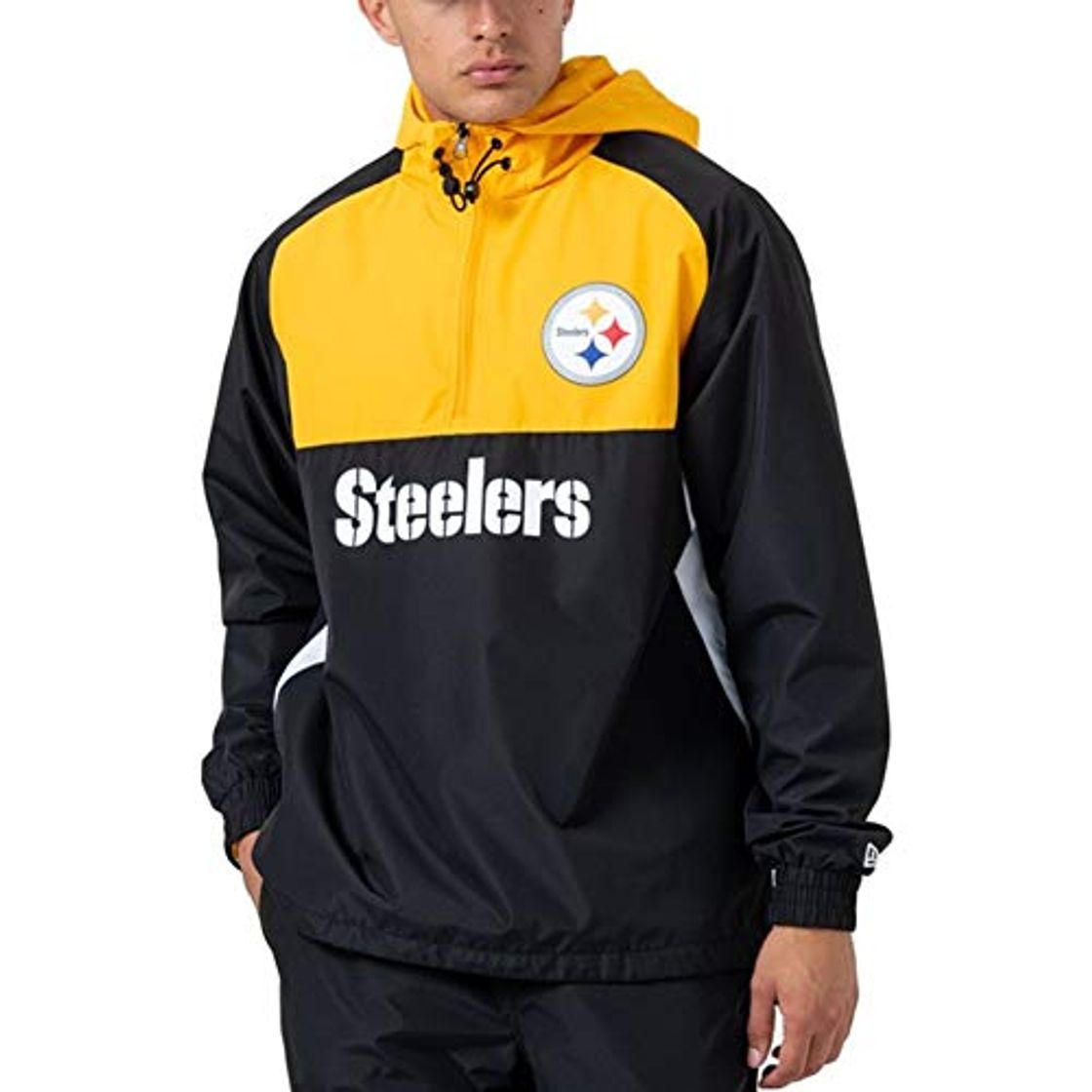 Moda New Era NFL Pittsburgh Steelers Chaqueta Cortavientos Gold