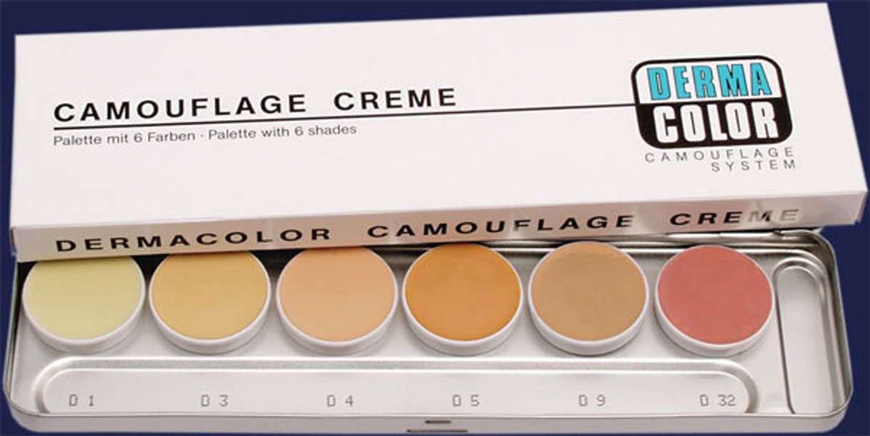 Social Kryolan Palette Dermacolor Camouflage Creme 6 Colors