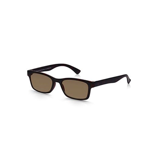 Gafas de Sol para Leer READ OPTICS Hombre/Mujer – Estilo Italiano Tortoise