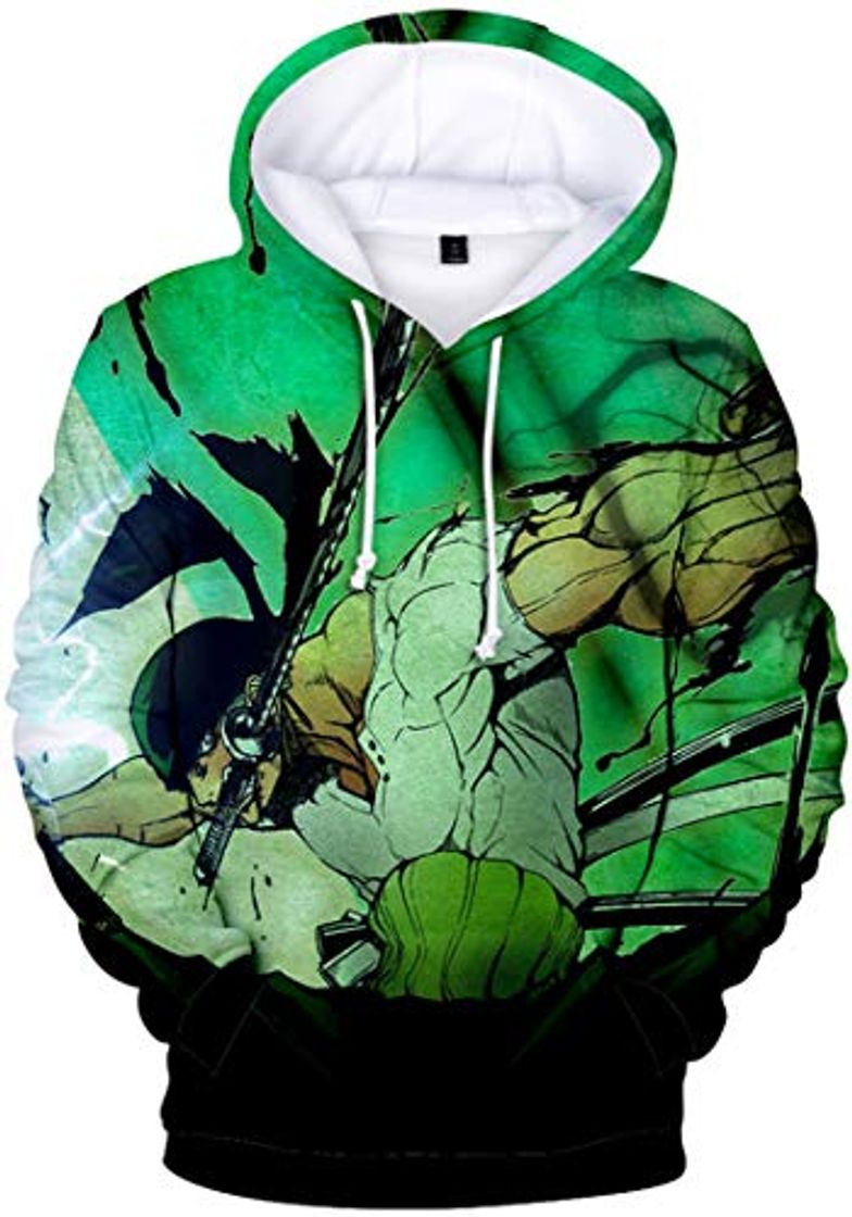 Moda PANOZON Sudadera One Piece Hombre Monkey D. Luffy Impresa 3D Uniforme con