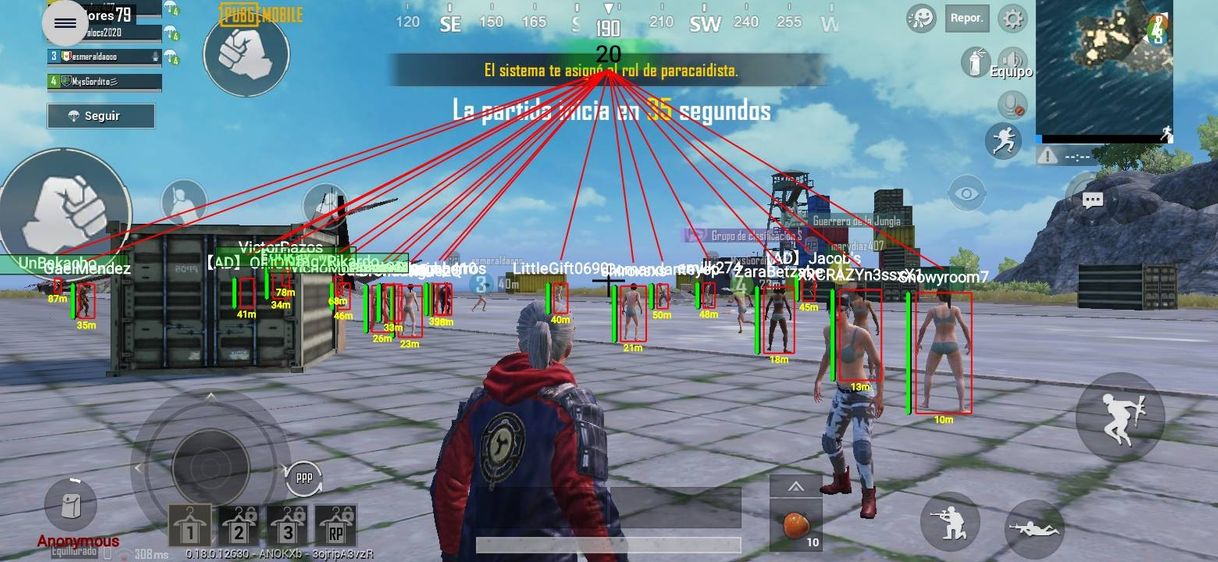 App Pubg Mobile hack complemento de la pasada aplicación