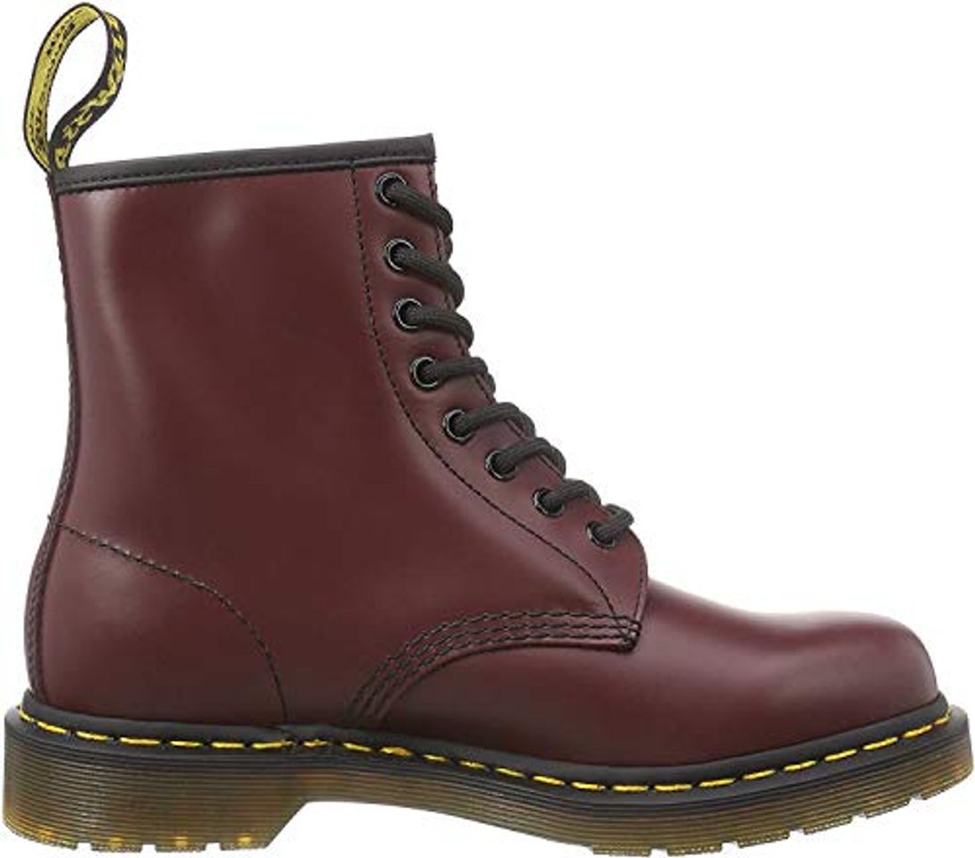 Social Dr. Martens 1460 Smooth, Botas Militares Unisex Adulto, Rojo