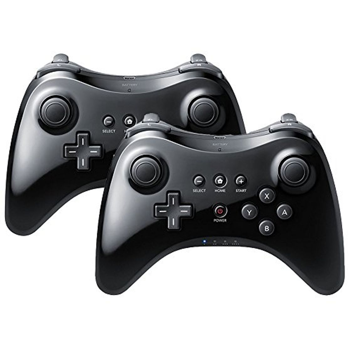 Products QUMOX 2 x Controlador de mano Wireless Gamepad Joypad Remoto Mando de juego para Nintendo Wii U Pro