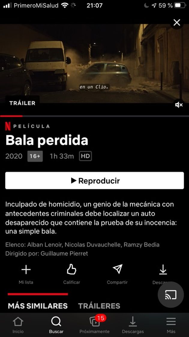 Movie Bala perdida