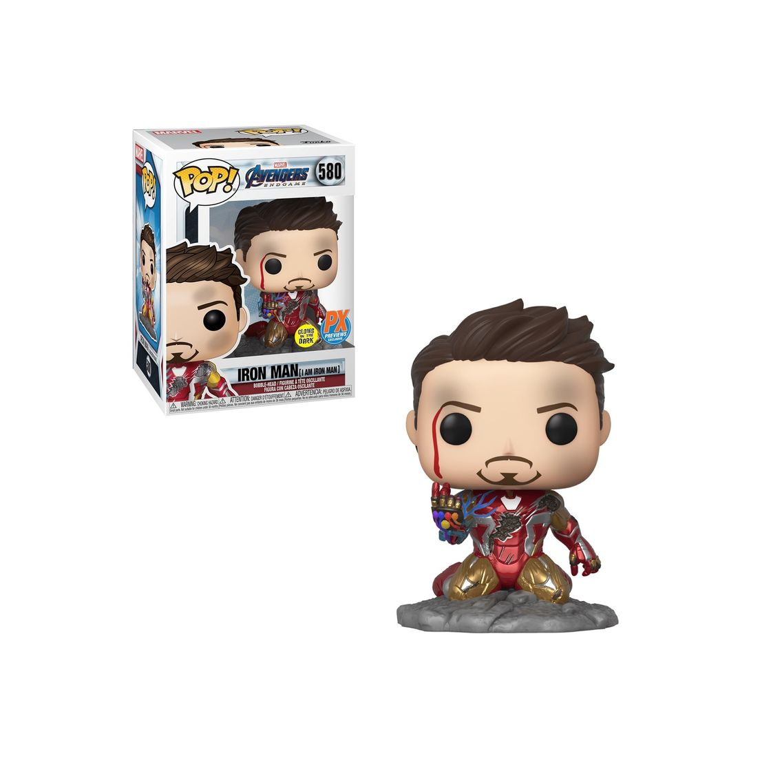 Product POP Funko Avengers 580 Iron Man I Am Iron Man Glows in The Dark