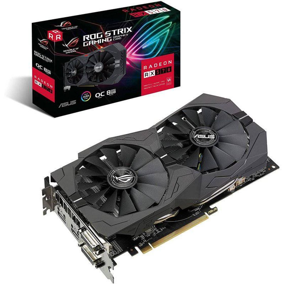 Fashion El increíble Asus ROG Strix Radeon RX 570 OC Gaming 8GB GDDR