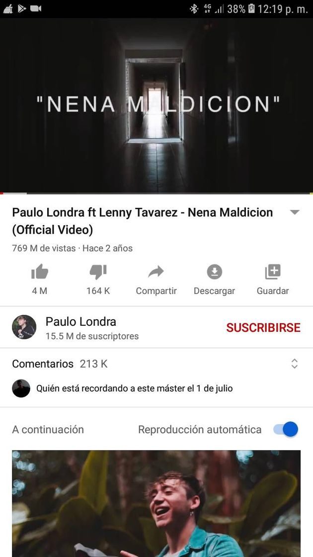Nena maldición- Paulo Londra 