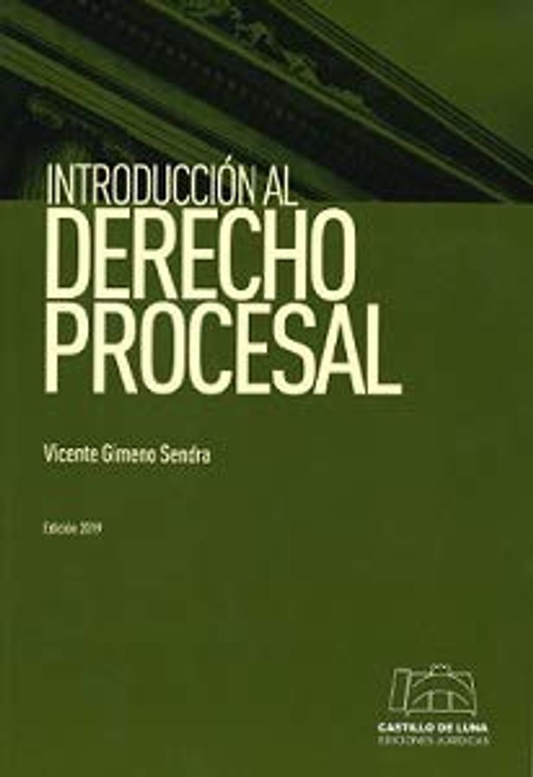 Book Introducción al Derecho Procesal