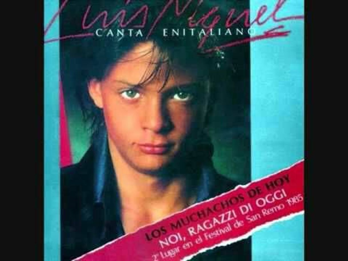 Moda Luis Miguel cantando en italiano