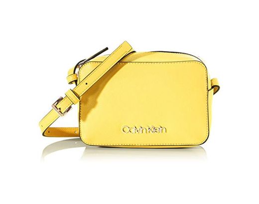 Calvin Klein - Ck Must Camerabag Cav, Bolsos bandolera Mujer, Amarillo