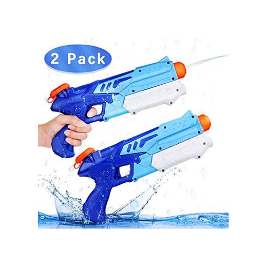 Ucradle 2 Pack Pistolas de Agua Chorro de Agua Squirt Gun