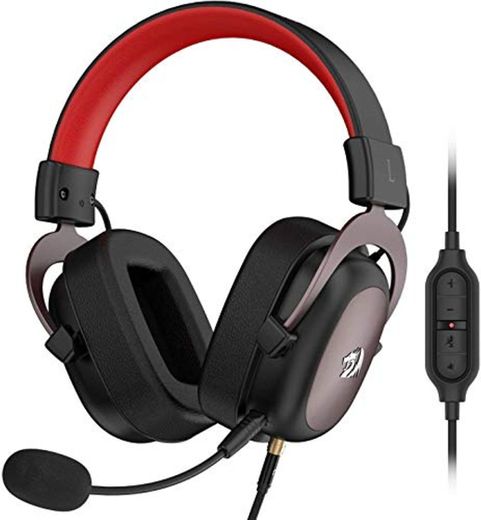 Redragon H510 ZEUS - Cascos headset cómodos para Gaming - Audio de