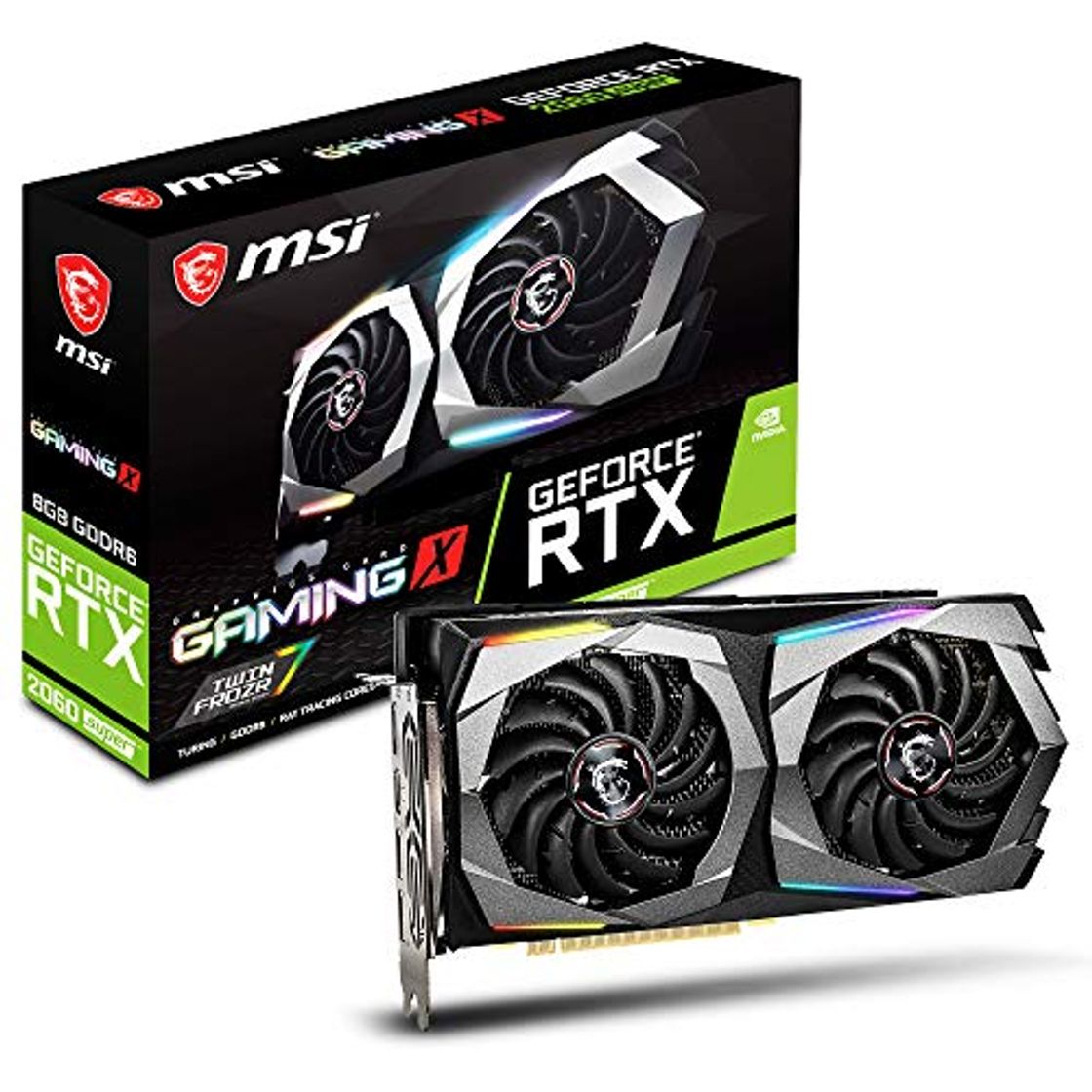 Electrónica MSI GeForce RTX 2060 Super Gaming X - Tarjeta gráfica