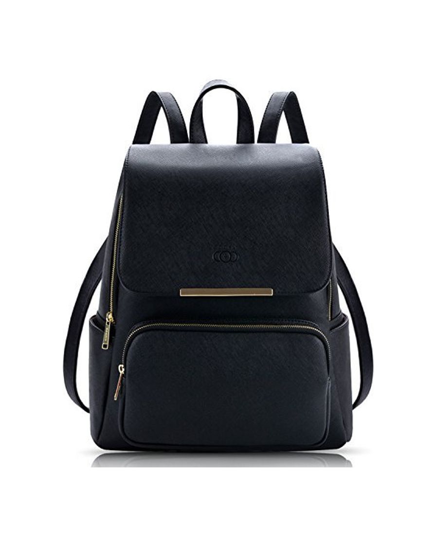 Social Coofit Mochilas Mujer Casual Universidad Escolares Estilo con Monederos Moda Bolso Negro