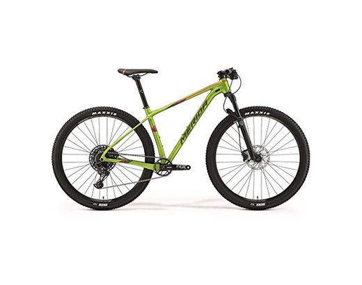 Bicicleta de montaña Merida Big.Nine NX-Edition, color verde y rojo, 2019 RH,