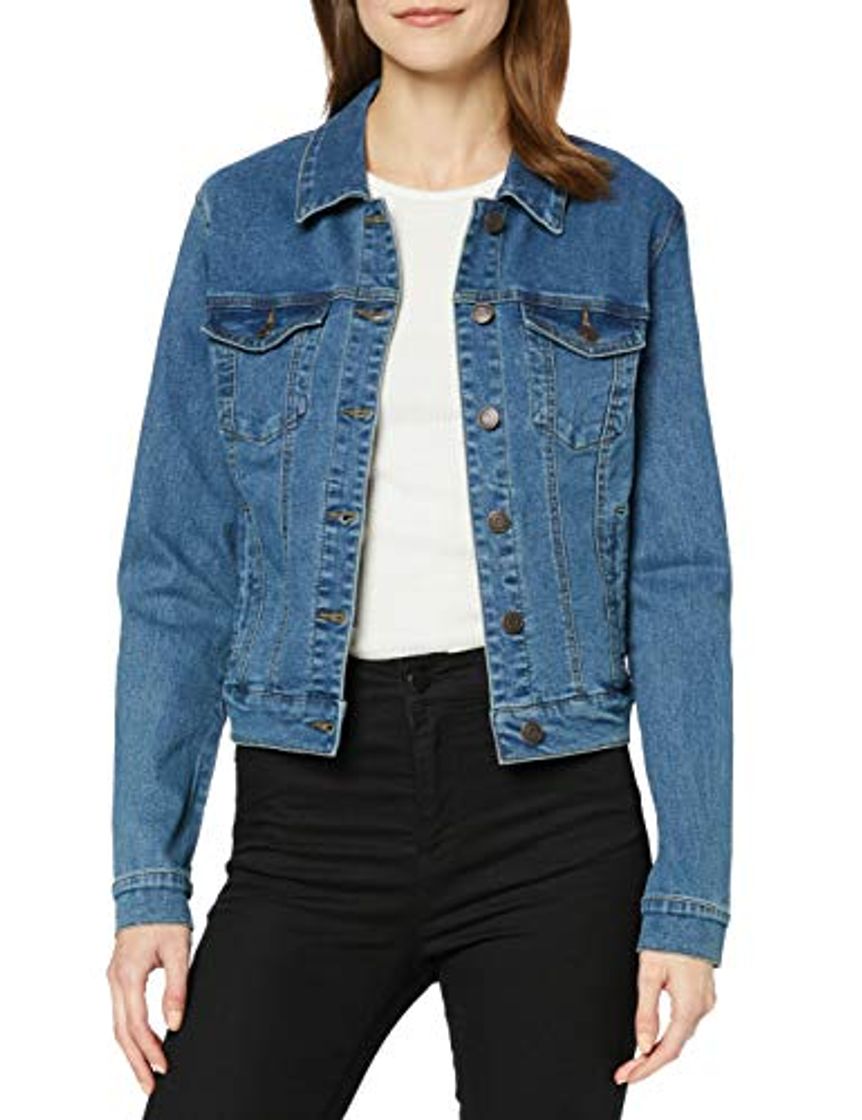 Social Vero Moda Vmhot SOYA LS Jacket Mix Noos Chaqueta, Azul