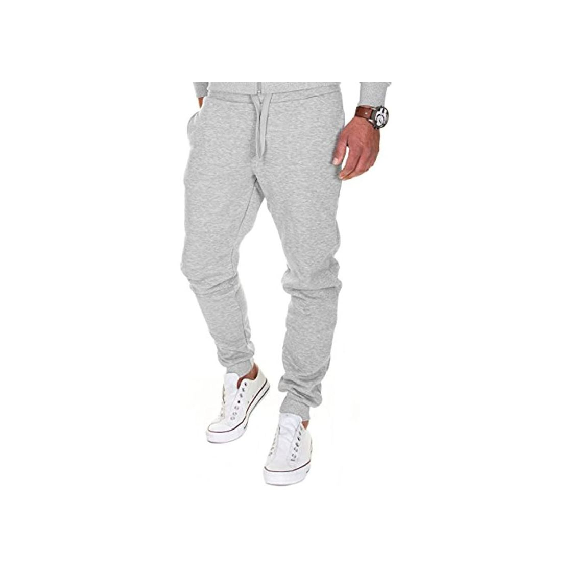 Social MERISH Pantalones Jogger Hombre Deportivos Joggers Modell 211 Negro XL