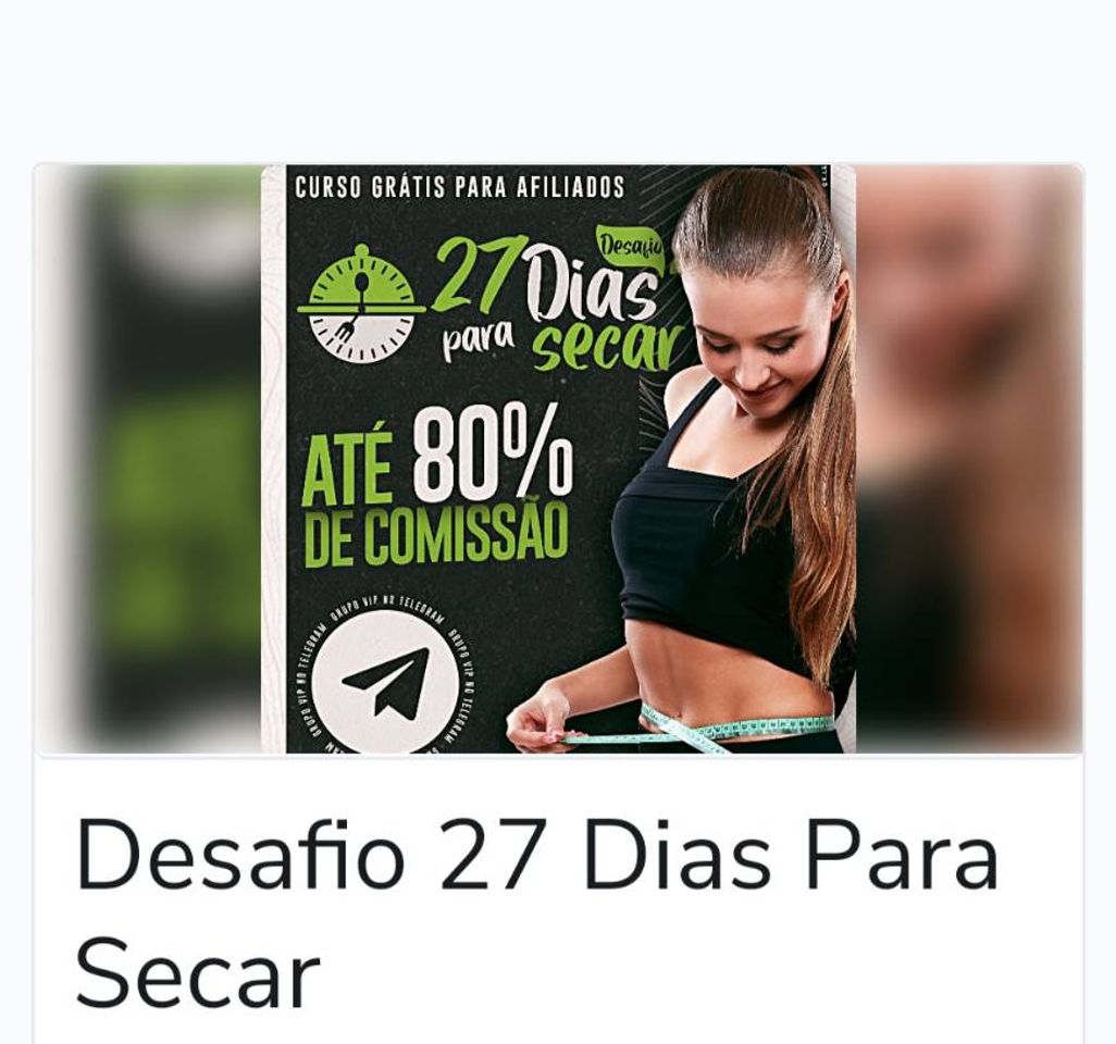 Social Desafio 27 dias para Secar 
