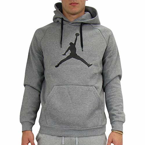 Fitness Nike M J Jumpman Logo FLC Po Hooded Long Sleeve Top