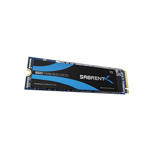 Sabrent 1TB Rocket NVMe PCIe M.2 2280 SSD Interno Unidad de Estado