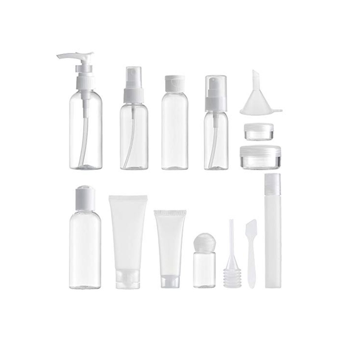 Social MYLL 14 Piezas Set Botellas de Viaje Accesorios