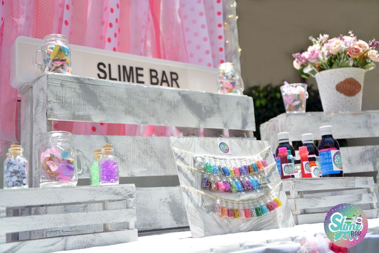 Fashion Barra de slime y taller para fiestas