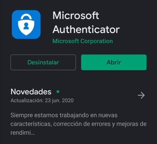 Microsoft Authenticator 