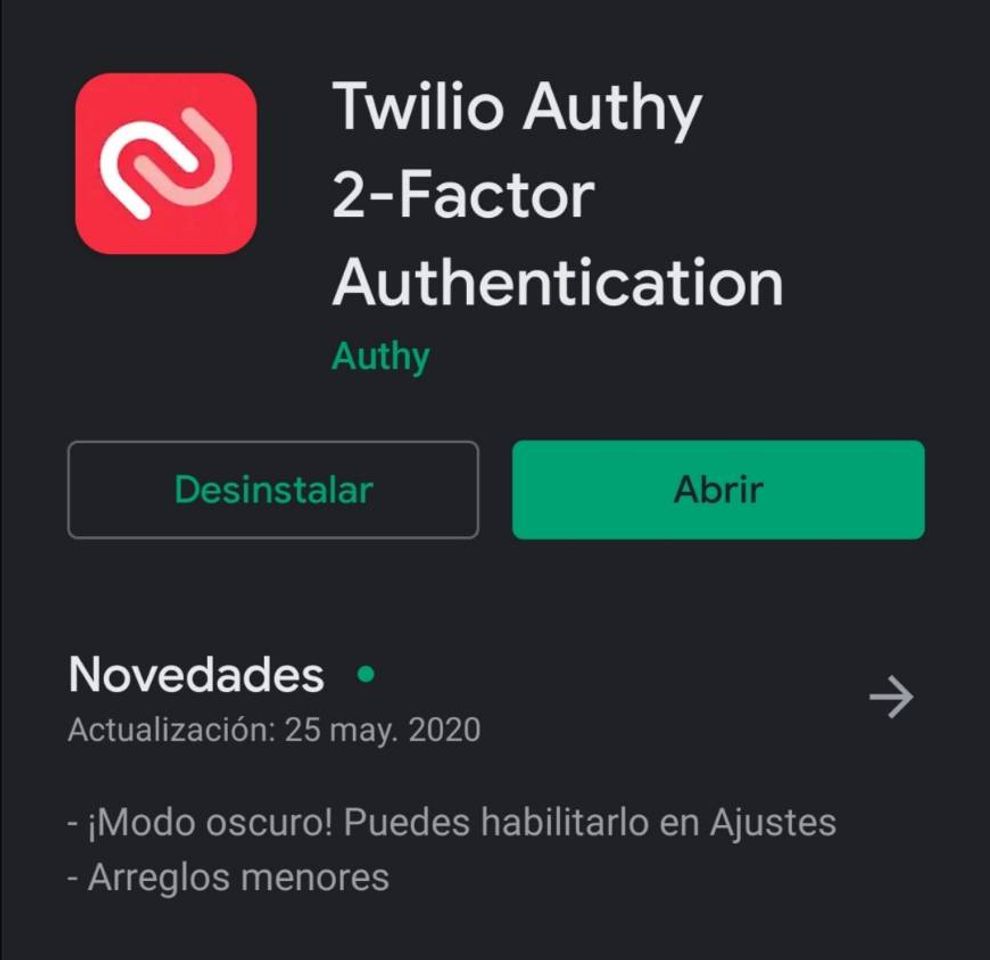 Apps Twilio Authy 2-Factor Authentication 